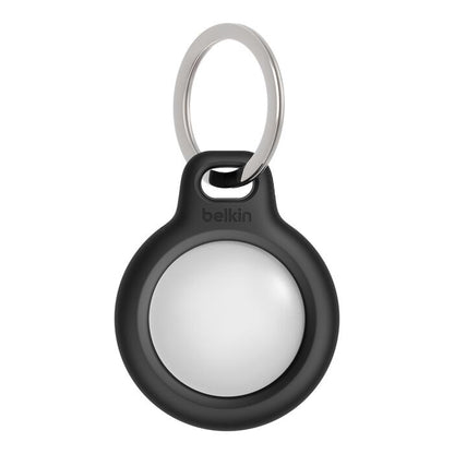 Belkin Secure Holder with Key Ring for AirTag - Black(F8W973btBLK),Advanced Scra