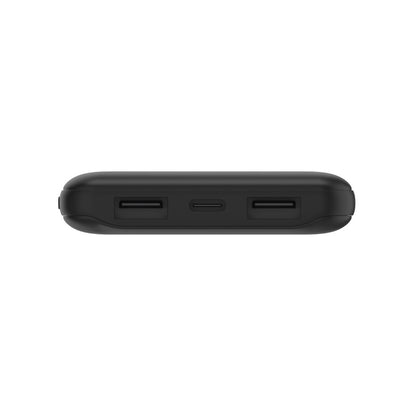 Belkin BoostCharge Power Bank 10K (Triple-Port) - Black (BPB011BTBK), 2xUSB-A, 1