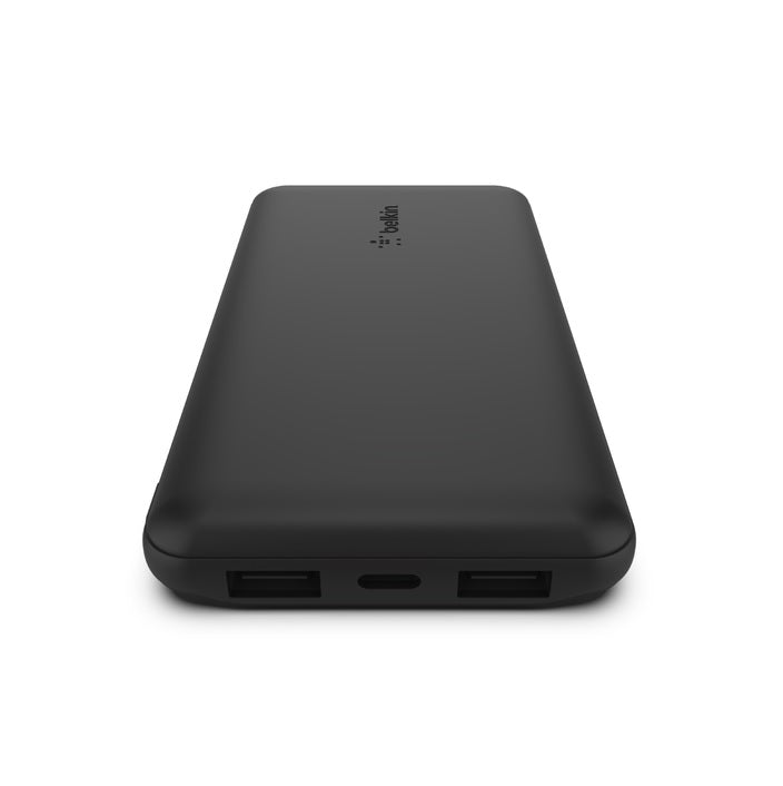 Belkin BoostCharge Power Bank 10K (Triple-Port) - Black (BPB011BTBK), 2xUSB-A, 1