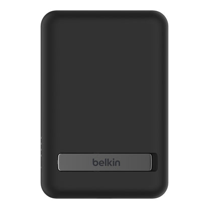 Belkin BoostCharge Magnetic Wireless Power Bank 5K + Stand - Black (BPD004btBK),
