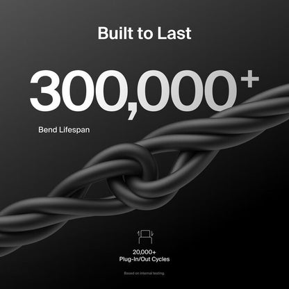 Belkin BoostCharge USB-C to USB-C Cable (1M) - Black (CAB023FQ1MBK), 3A/60W, 480Mbps, 300K+ Bends,Â  Apple iPhone ,USB-IF Certified,2 Years Warranty