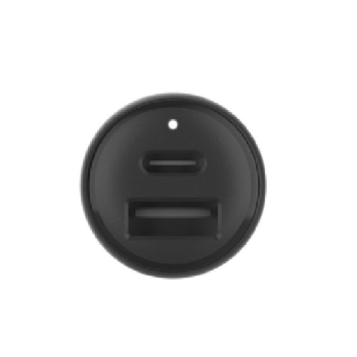 Belkin BoostCharge 42W Dual Car Charger - Black (CCB005BTBK), 1xUSB-C (30W), 1xUSB-A (12W), Safe & Optimized, Apple iPhone,CEW $2,500,2 Years Warranty
