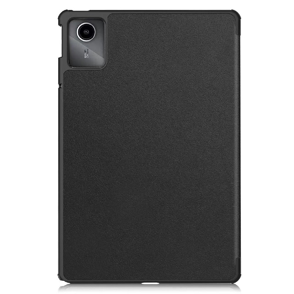 USP Lenovo Tab M11 Folio Case - Black - Tri-Fold Stand, Magnetic Front Cover, Sl