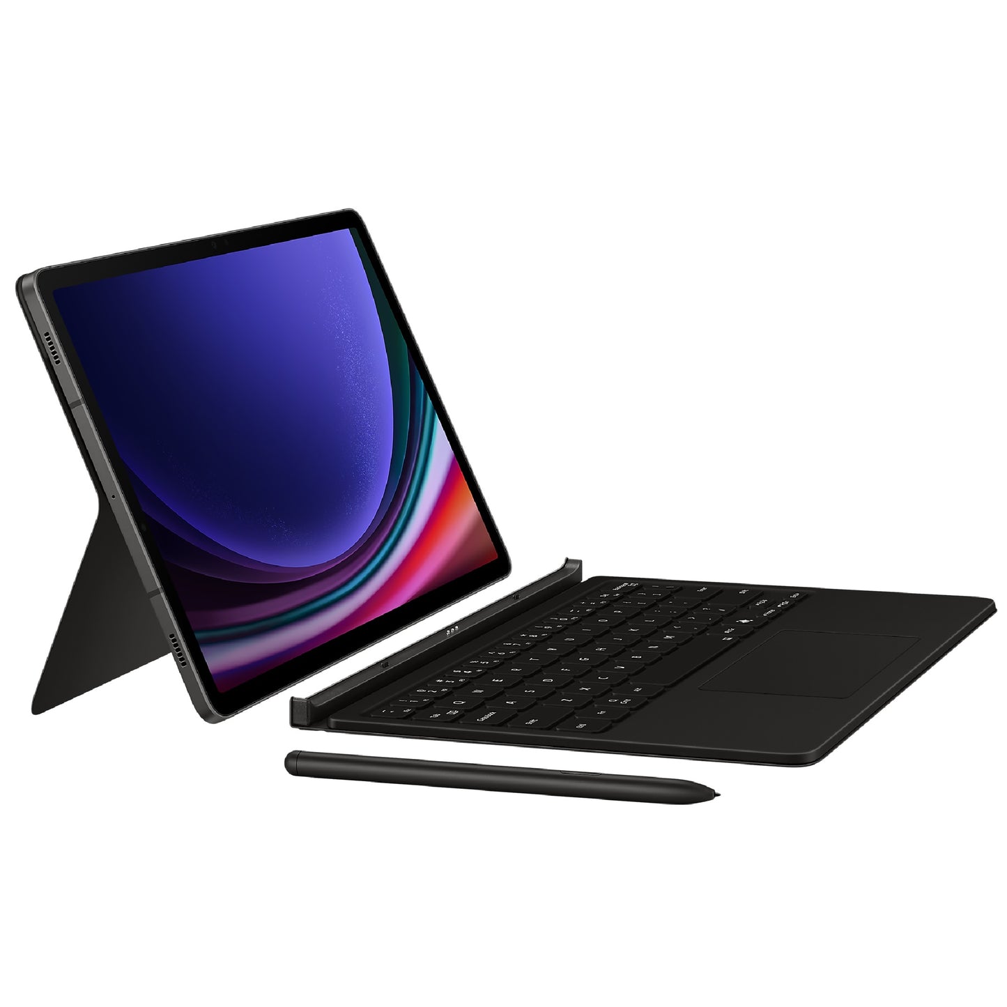 Samsung Galaxy Tab S10 FE / Tab S9 / S9 FE Book Cover Keyboard Black - Magnetic,