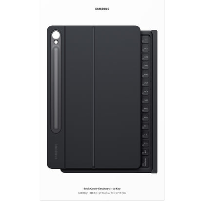 Samsung Galaxy Tab S10 FE / Tab S9 / S9 FE Book Cover Keyboard Black - Magnetic,