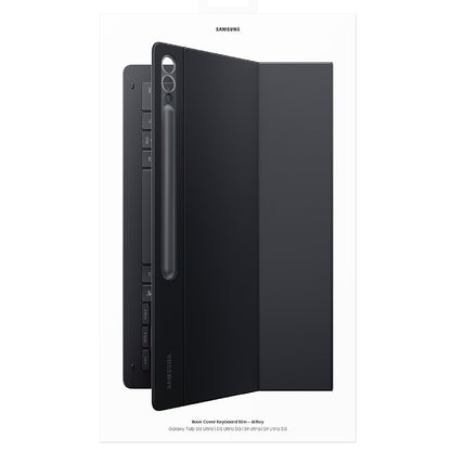 Samsung Galaxy Tab S10+ / Tab S9+ / Tab S9 FE+ Book Cover Keyboard Slim Black -