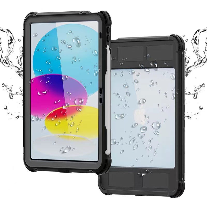 USP Apple iPad (11.0') 11th Gen (A16)/iPad 10th Gen (10.9') WaterProof Case Black-Support Smart Control Keyboard, 360Â° Rotation, 3 Year Warranty