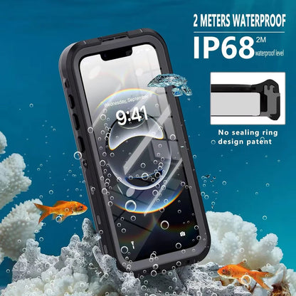 USP Apple iPhone 16e 5G (6.1') WaterProof Case Black - DROP+ Military Standard, Waterproof, Shockproof, DustProof, Touch Sensitivity, 3 Year Warranty