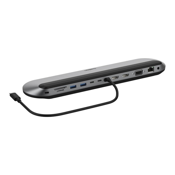 Belkin Connect USB-C 11-in-1 universal Docking Station - Grey (INC014btSGY), Dua