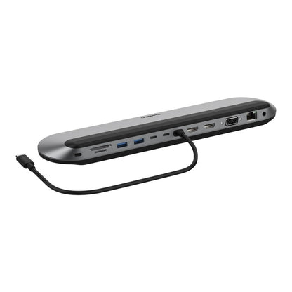 Belkin Connect USB-C 11-in-1 universal Docking Station - Grey (INC014btSGY), Dua