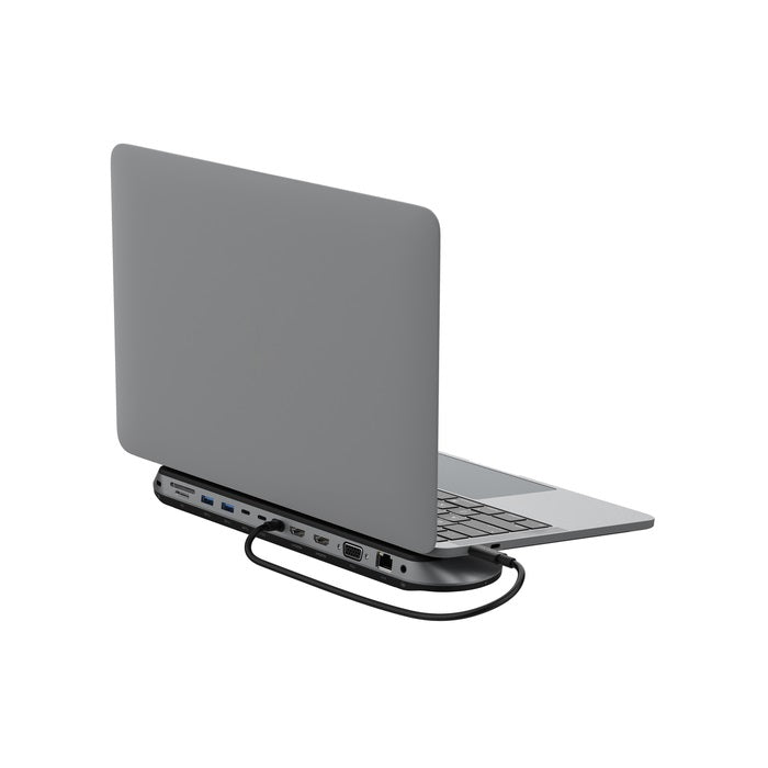 Belkin Connect USB-C 11-in-1 universal Docking Station - Grey (INC014btSGY), Dua