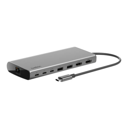 Belkin Connect Universal USB-C 8-in-1 Dual Display Core Hub, Space Grey - (INC01