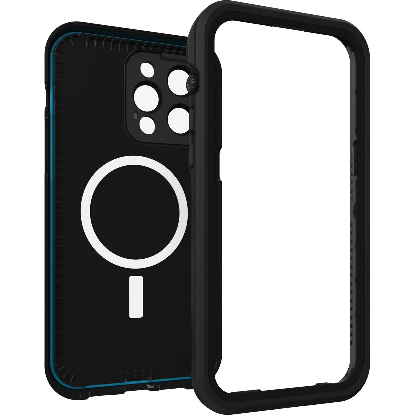 OtterBox FRE MagSafe Apple iPhone 14 Pro Max Case Black-(77-90175),DROP+ 5X Military Standard,2M WaterProof,Built-In Screen Protector,7 Years Warranty