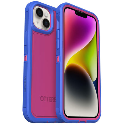OtterBox Defender XT MagSafe Apple iPhone 14 Plus Case Blooming Lotus (Pink) - (77-89112), DROP+ 5X Military Standard, Raised Edges, 7 Years Warranty