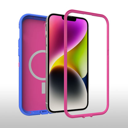 OtterBox Defender XT MagSafe Apple iPhone 14 Plus Case Blooming Lotus (Pink) - (77-89112), DROP+ 5X Military Standard, Raised Edges, 7 Years Warranty
