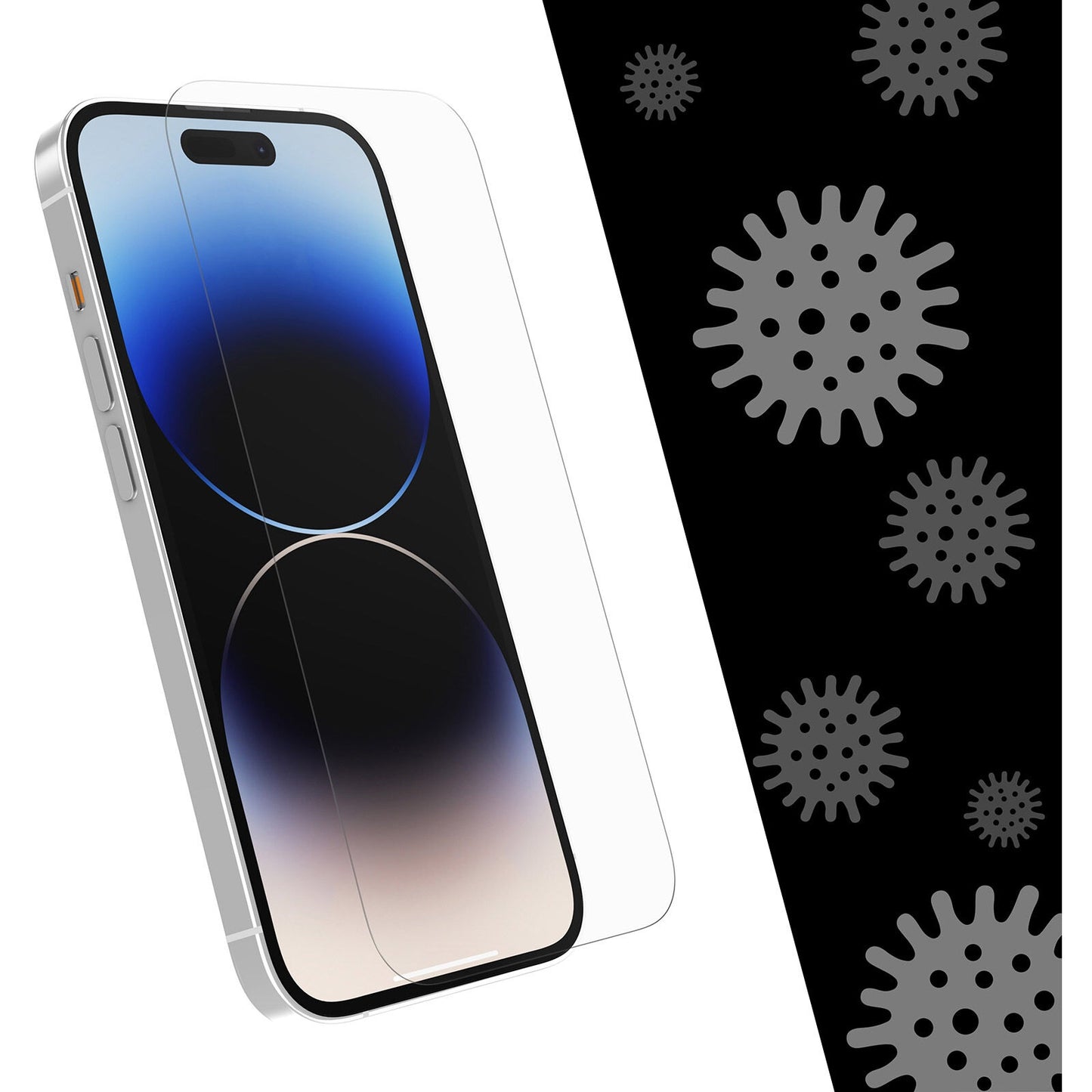 OtterBox Amplify Glass Apple iPhone 14 Pro Screen Protector Clear -(77-88850),Antimicrobial,5X Anti-Scratch,Survive 6ft Drops, 2 Years Warranty