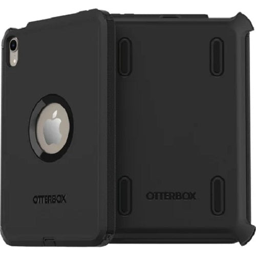 OtterBox Defender Apple iPad Mini A17 Pro (7th Gen) / iPad Mini (8.3') (6th Gen) Case Black - (77-87476), DROP+ 2X Military Standard, 7 Years Warranty