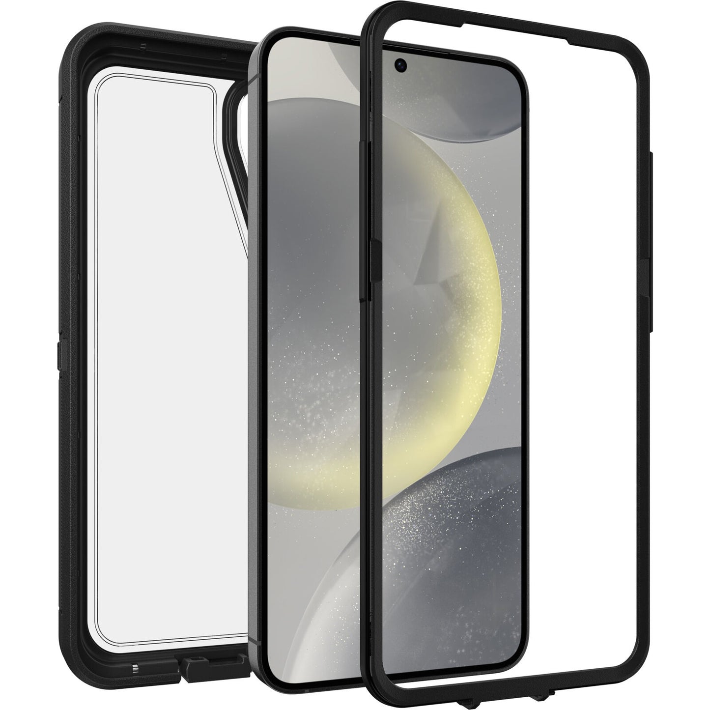 OtterBox Defender XT Clear Samsung Galaxy S24+ 5G (6.7') Case Clear/Black - (77-94721),DROP+ 5X Military Standard,Port Covers, 7 Years Warranty