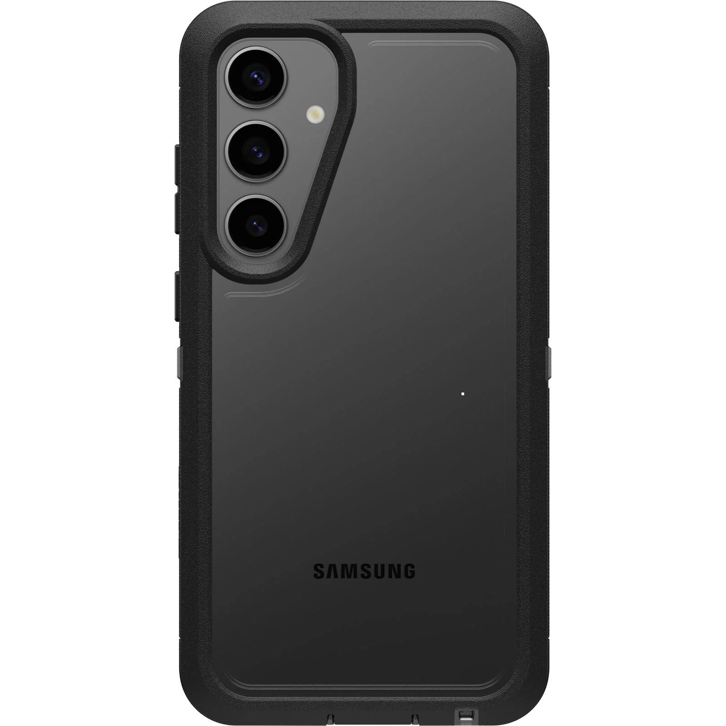 OtterBox Defender XT Clear Samsung Galaxy S24+ 5G (6.7') Case Clear/Black - (77-94721),DROP+ 5X Military Standard,Port Covers, 7 Years Warranty