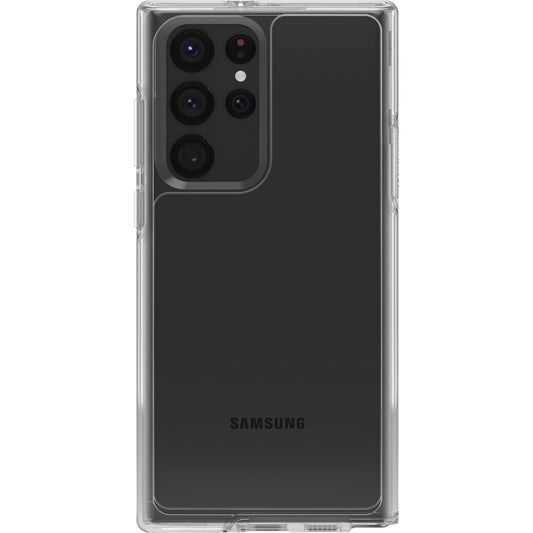 OtterBox Symmetry Clear Samsung Galaxy S22 Ultra 5G (6.8') Case Clear - (77-86512), Antimicrobial, DROP+ 3X Military Standard, 7 Years Warranty