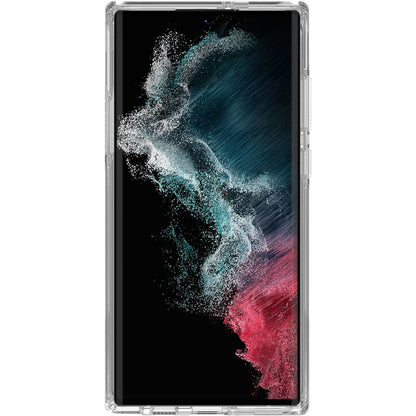 OtterBox Symmetry Clear Samsung Galaxy S22 Ultra 5G (6.8') Case Clear - (77-86512), Antimicrobial, DROP+ 3X Military Standard, 7 Years Warranty
