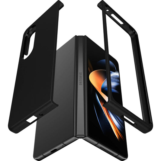 OtterBox Thin Flex Samsung Galaxy Z Fold4 5G (7.6') Case Black - (77-90461), Antimicrobial, DROP+ Military Standard, Raised Edges, 7 Years Warranty