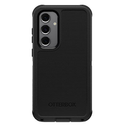 OtterBox Defender Samsung Galaxy S24 FE 5G (6.7') Case Black - (77-97095), DROP+ 7X Military Standard, Multi-Layer, Port Covers, 7 Years Warranty
