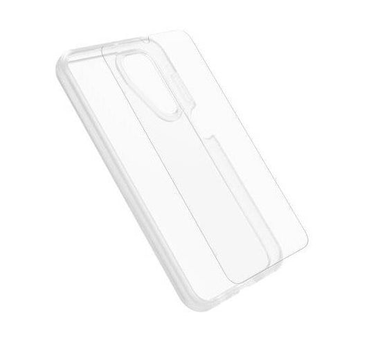 OtterBox React Case With Otter Glass Samsung Galaxy A15 5G (6.5') - Clear (78-81407),DROP+ Military Standard, Hard Case, 9H Hardness, 7 Years Warranty