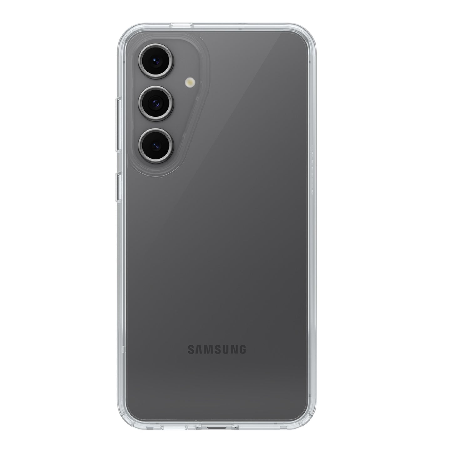 OtterBox Symmetry Clear Samsung Galaxy S24 FE 5G (6.7') Case Clear - (77-97076), Antimicrobial, DROP+ 3X Military Standard, 7 Years Warranty