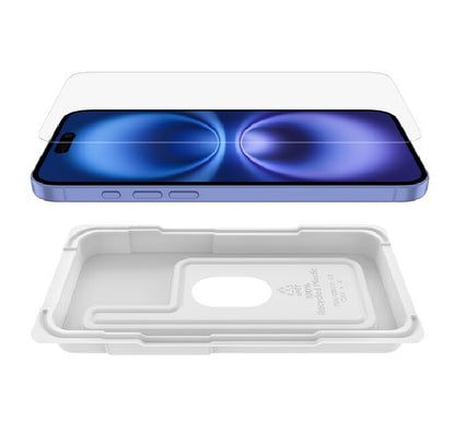 Belkin ScreenForce UltraGlass 2 Treated Screen Protector for Apple iPhone 16 Plus/iPhone 15 Plus/iPhone 14 Pro Max - Clear (OVA132zz),2 Years Warranty