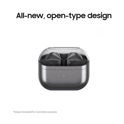 Samsung Galaxy Buds3- Silver(SM-R530NZAAASA), Active Noise Cancellation,Erogonom