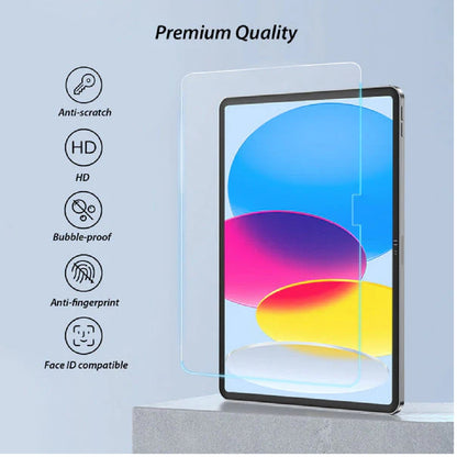 USP Apple iPad (11.0') 11th Gen (A16)/iPad 10th Gen (10.9') Tempered Glass Screen Protector: Full Coverage, 9H Hardness, Bubble-free, Anti-fingerprint