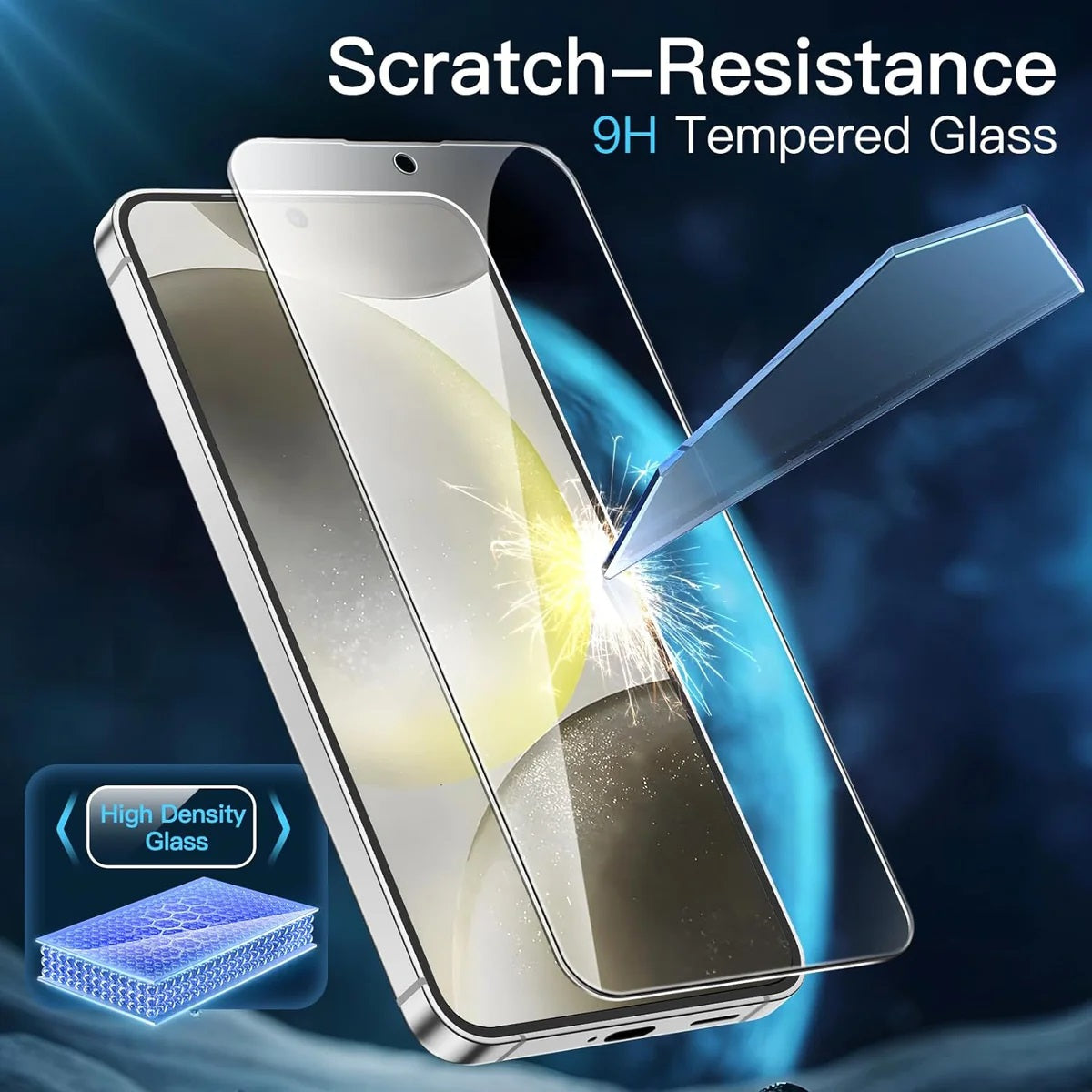 USP Samsung Galaxy S25 FE (6.7') Tempered Glass Screen Protector Clear - Reliable Protection, Lightweight, Scratch Resistance, Easy Replacement