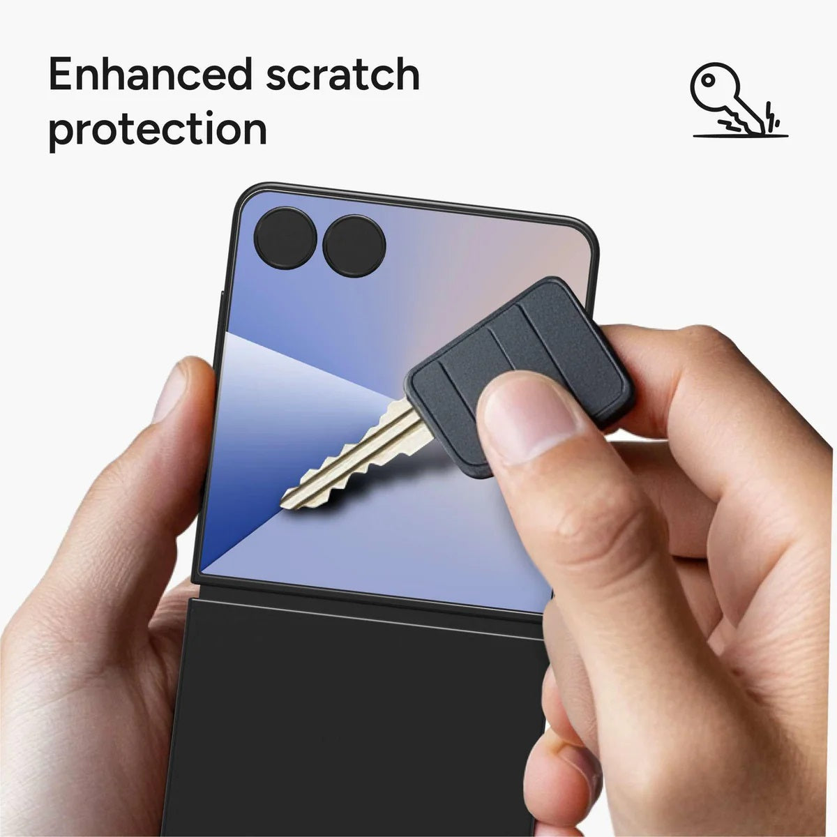 USP Samsung Galaxy Z Flip7 FE 5G  (6.7') 2.5D Tempered Glass Screen Protector Clear - Anti-Fingerprint, Smooth-Touch, Scratch Resistant