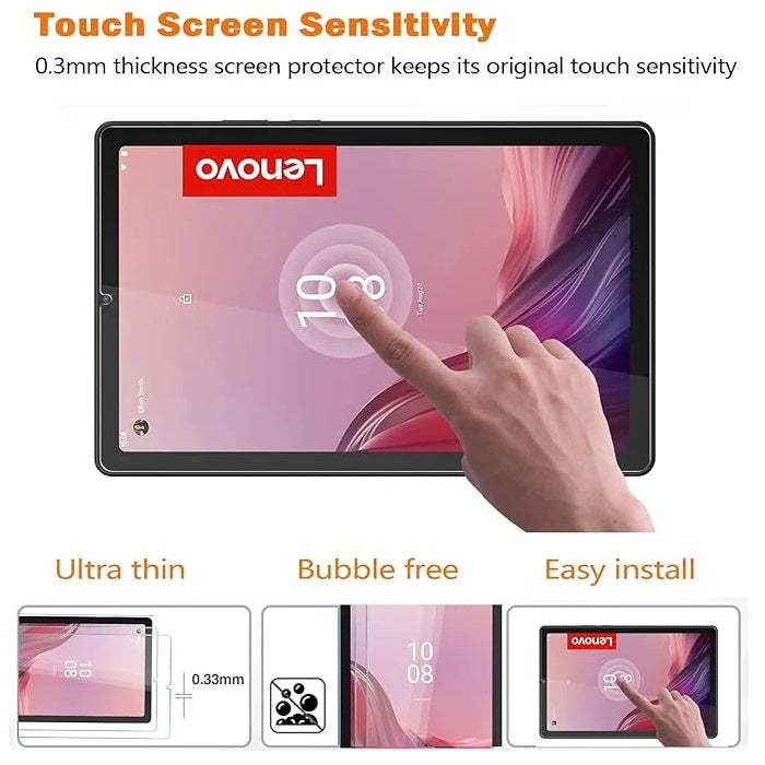 USP Lenovo Tab One (8.7') Premium Tempered Glass Screen Protector - 9H Surface Hardness, Scratch Resistant,High Transparency,Smooth Touch,Bubble-Free