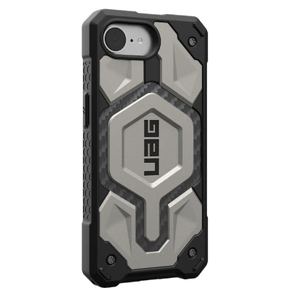 UAG Monarch Pro MagSafe Apple iPhone 16E (6.1') Rugged Case-Titanium (114497113636), 25ft. Drop Protection,10 Years Warranty