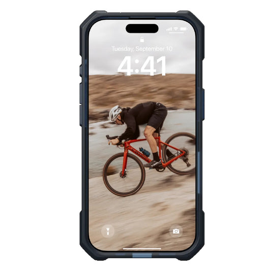 UAG Essential Armor MagSafe Apple iPhone 16 Pro (6.3') Rugged Case-Cloud Blue(114448114151),5ft. Drop Protection(4.6M), 10 Years Warranty