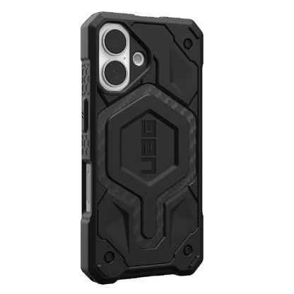 UAG Monarch Pro MagSafe Apple iPhone 16 (6.1') Rugged Case - Carbon Fiber (114458114242), 25ft. Drop Protection (7.6M), 10 Years Warranty