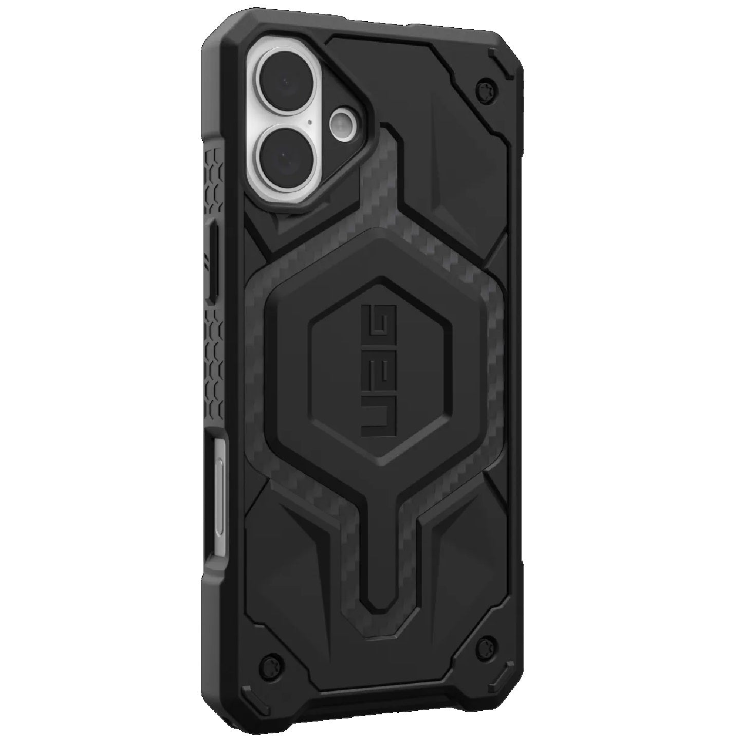 UAG Monarch Pro MagSafe Apple iPhone 16 Plus (6.7') Rugged Case - Carbon Fiber (114455114242), 25ft. Drop Protection(7.6M), 10 Years Warranty