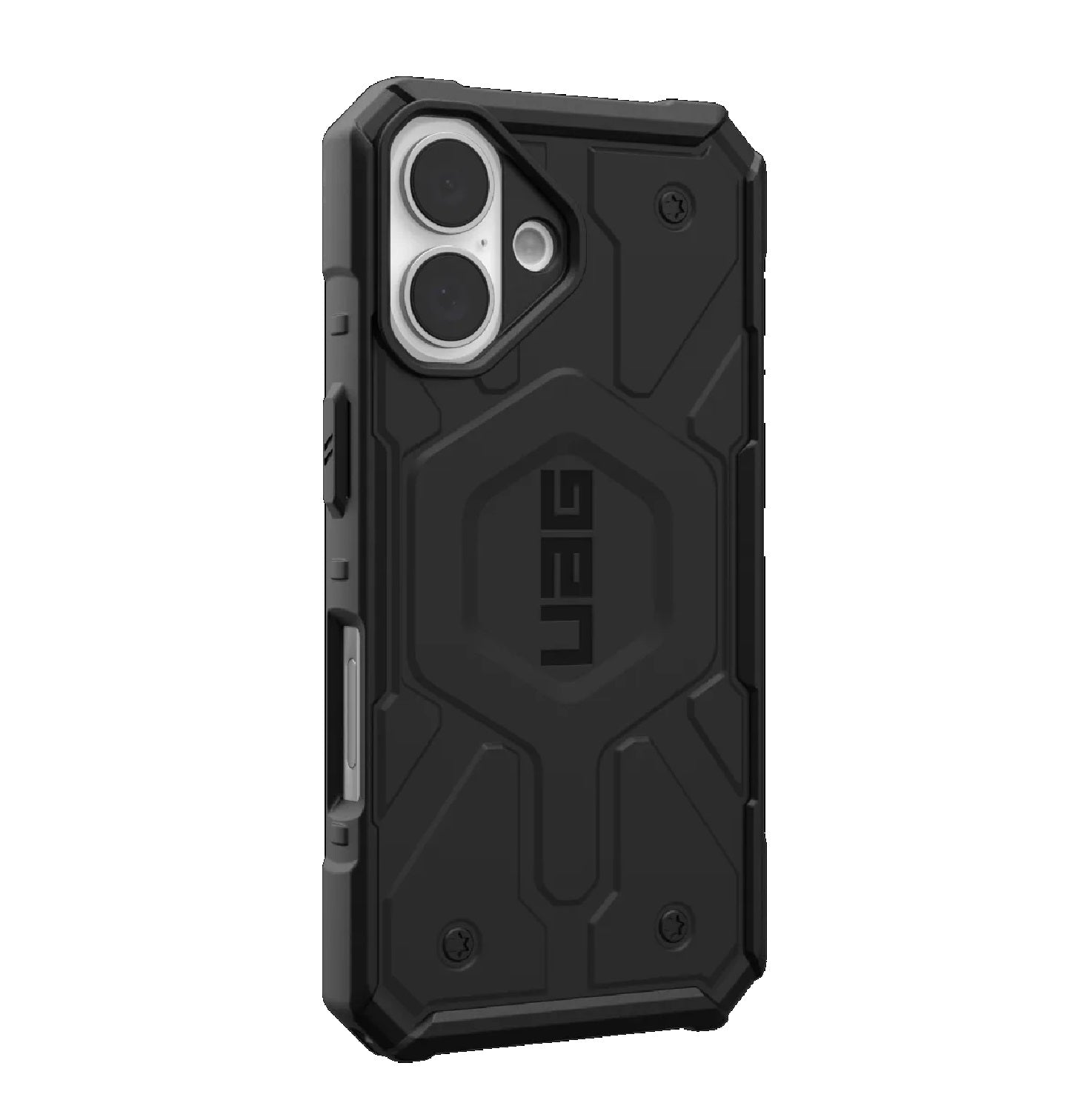UAG Pathfinder MagSafe Apple iPhone 16 (6.1') Rugged Case - Black (114470114040), 18ft Drop Protection (5.4M), Tactical Grip, 10 Years Warranty