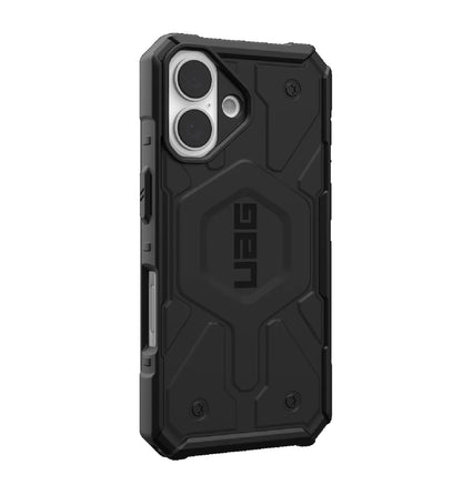 UAG Pathfinder MagSafe Apple iPhone 16 (6.1') Rugged Case - Black (114470114040), 18ft Drop Protection (5.4M), Tactical Grip, 10 Years Warranty