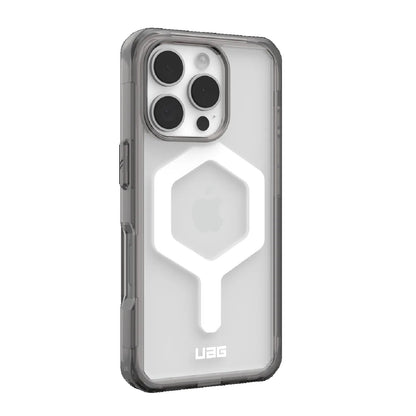UAG Plyo MagSafe Apple iPhone 16 Pro Max (6.9') Rugged Case - Ash/White (114481113141), 16ft. Drop Protection (4.8M), Armored Shell, 10 Years Warranty