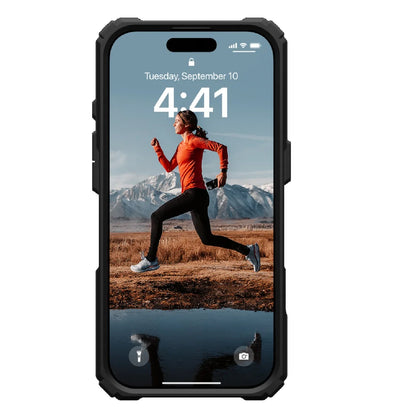 UAG Plasma XTE MagSafe Apple iPhone 16 Pro (6.3') Rugged Case - Black/Clear (11447411404G), 20ft. Drop Protection (4.8M), 1 Year Warranty