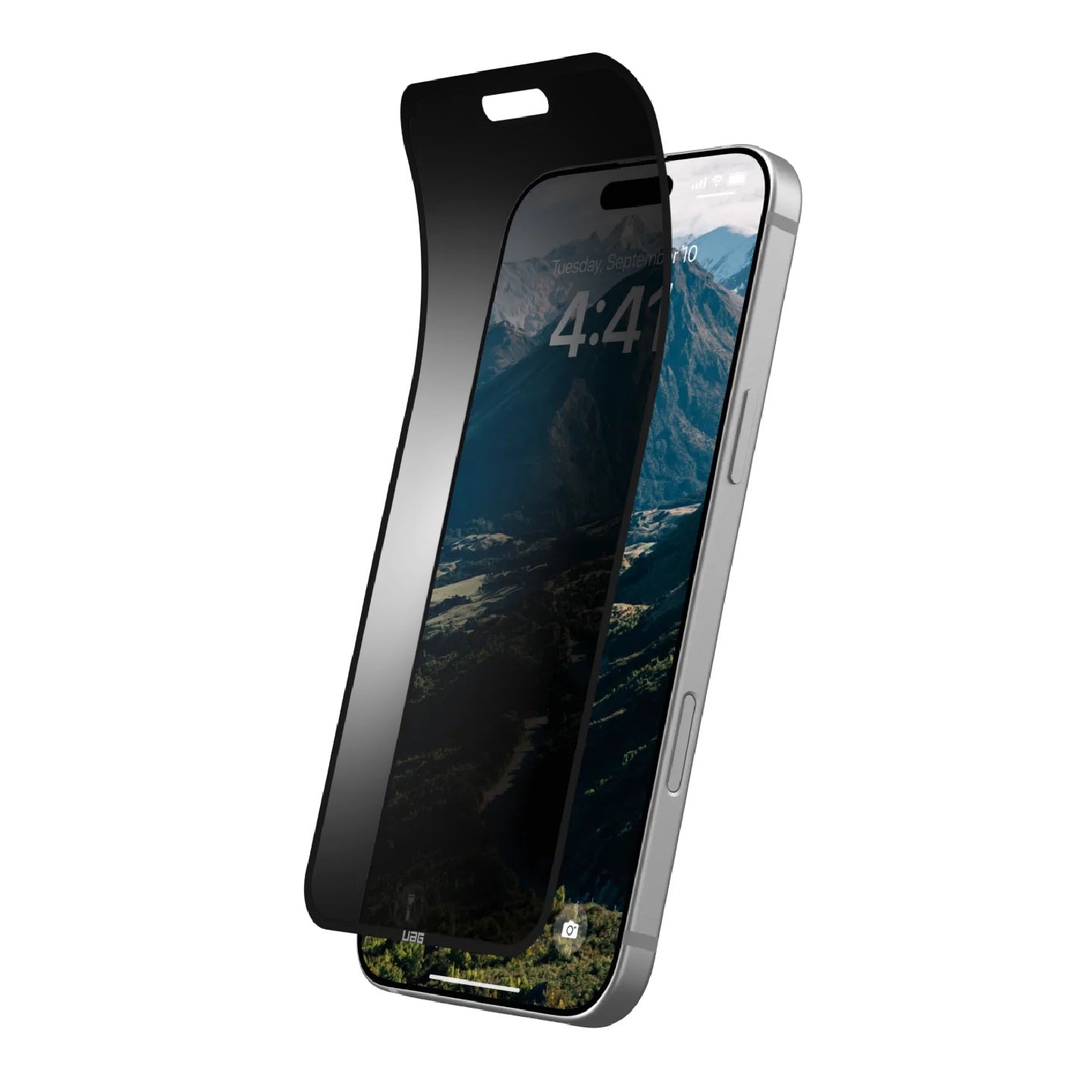 UAG Removable Privacy Apple iPhone 16 Pro (6.3') Screen Protector - Tint (14436811NA), Anti-Glare, Recyclable, Easy to Install, 1 Year Warranty