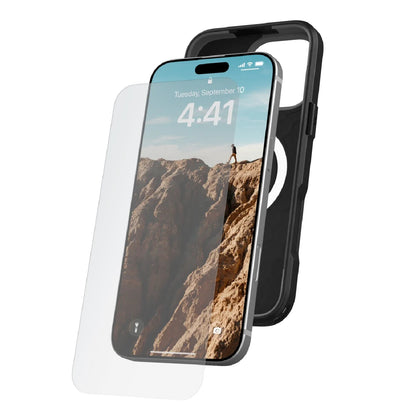 UAG Shield Apple iPhone 16 (6.1') Tempered Glass Screen Protector - Clear (14436511NA), Antimicrobial,Scratch Resistant, 1 Year Warranty