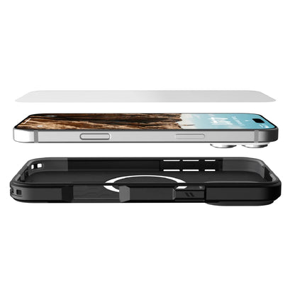 UAG Shield Apple iPhone 16 (6.1') Tempered Glass Screen Protector - Clear (14436511NA), Antimicrobial,Scratch Resistant, 1 Year Warranty