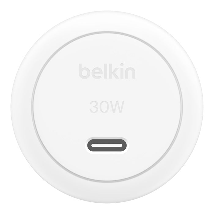 Belkin BoostCharge Compact 30W USB-C PD 3.1 Wall Charger - White (WCA008auWH),Dynamic Power,Safe & Efficient, Compact & Travel-Ready, 2 Years Warranty