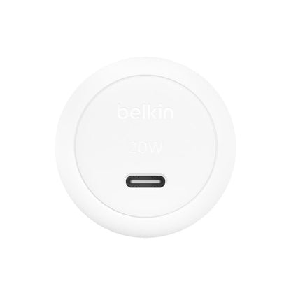 Belkin Boostcharge Compact USB-C PD 3.1 Wall Charger 20W - White (WCA009AUWH), U