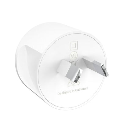 Belkin Boostcharge Compact USB-C PD 3.1 Wall Charger 20W - White (WCA009AUWH), U