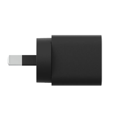 Belkin BoostCharge 25W USB-C PD 3.1 Cubic Wall Charger - Black (WCA012AUBK), Portable & Powerful, Apple, MFI-Certified, CEW $2500, 2 Years Warranty